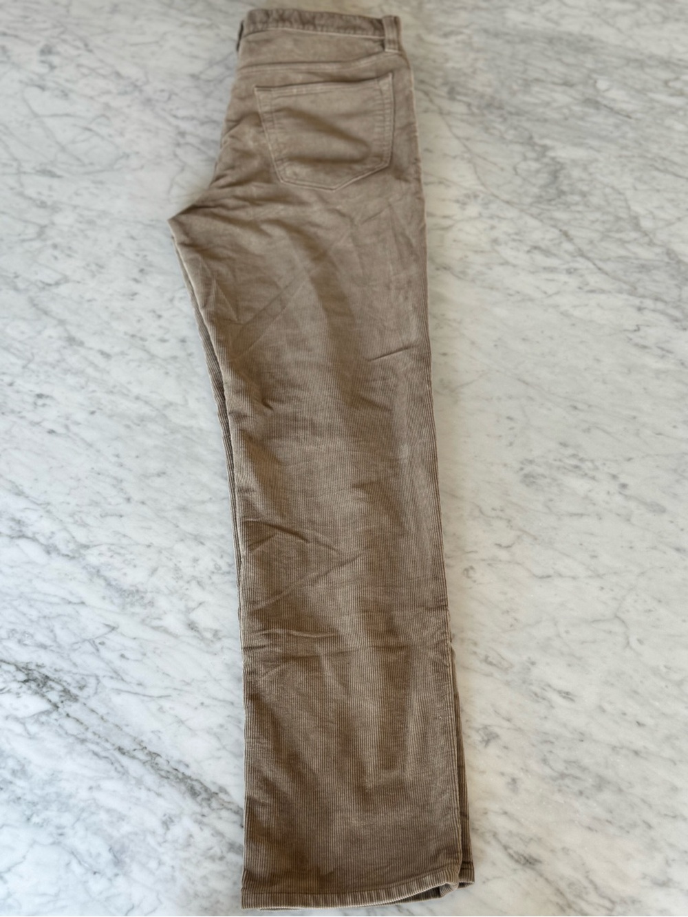 Banana Republic Slim Corduroy Pants in Tan